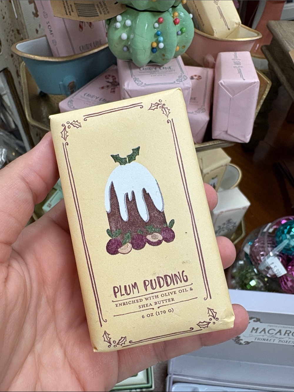 Creative Co-Op Plum Pudding Bath Soap